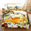 New My Life As Inukai-san’s Dog Bedding Set 3D Kawaii Anime Duvet Cover for Adult Kid Bedroom Cartoon Three-piece Set