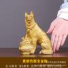 Ornament Pure Copper Treasure Bowl Northwest Replenishing Missing Angle Twelve Zodiac Dog Living Room Floor Decoration