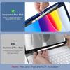 iPad Air 1/A16 Tablet Case: Magnetic Detachable Backlit Bluetooth Keyboard with Pen Slot, 10th Gen 