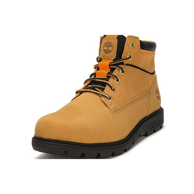 Timberland Látkové Protiskluzové Odolné Vysoké Venkovní Funkční Boty Pánské Boty Hnědo-Žluté A5UJ1