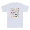 Mushroom Species Design For A Mushroom Hunter Funny Mushroom Lovers Gift T-Shirt