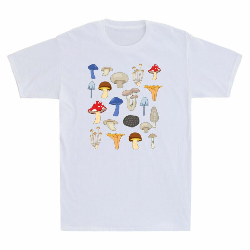 Mushroom Species Design For A Mushroom Hunter Funny Mushroom Lovers Gift T-Shirt XXXXL