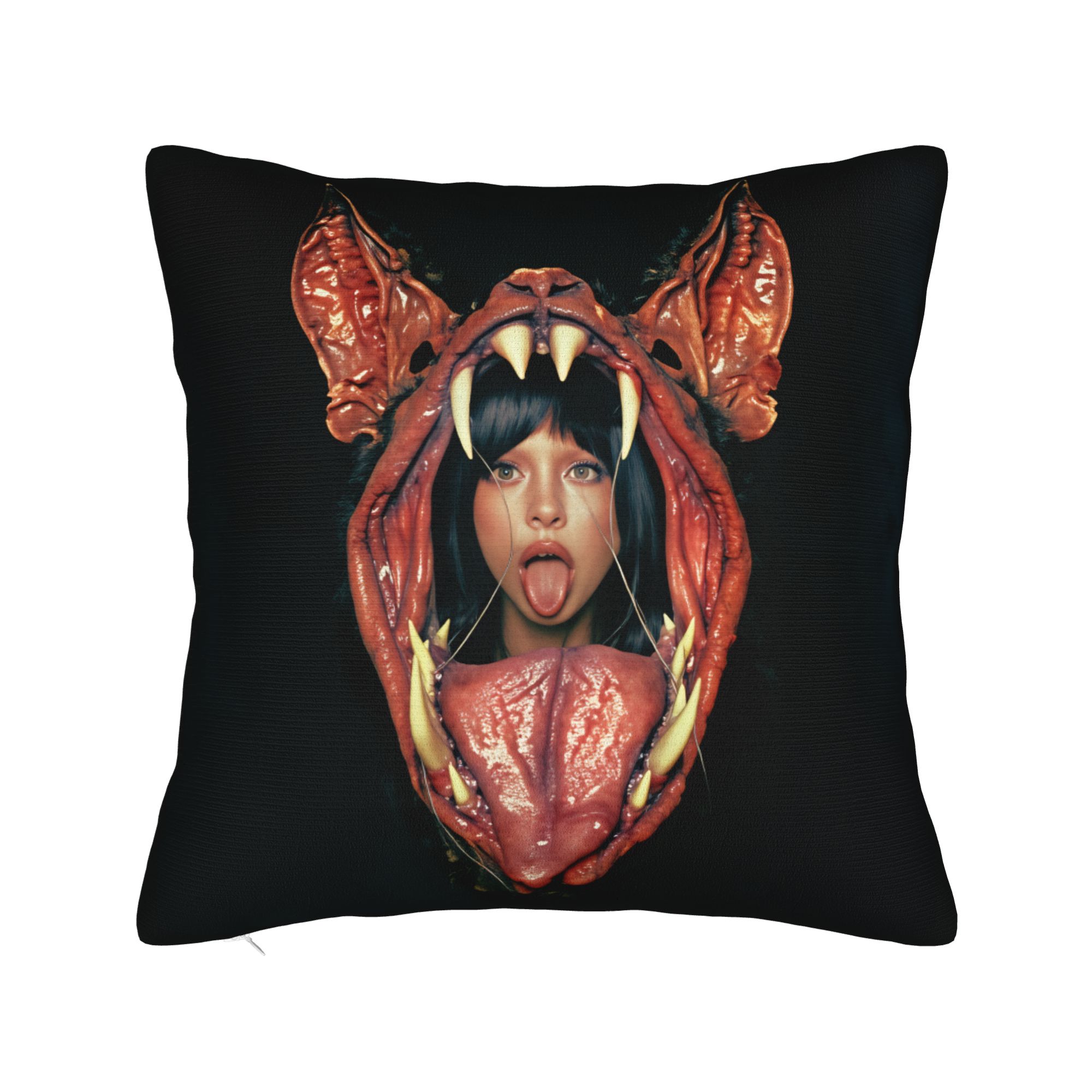 Pillow Case M-Melanie M-Martinez Hades Design Pillow Cover For Sofa Home Decor Fashion Pillowcases Peach skin 18*18(CM)-1Pcs