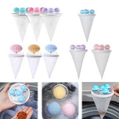 3 ks Plovoucí síťka na zachytávání vlasů Odstranění Prádlo Zvířecí chlupy Lapač Opakovaně použitelný Filtr na vlasy do pračky Čisticí síťovaný sáček