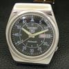 JAPAN VINTAGE SEIKO 5 AUTOMATIC 6309A MENS BLACK COLOR DIAL WATCH A701225-5 R206a-a701225