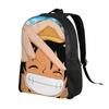 Luffy Salute Manga Backpack Ones Pieces Women Polyester Camping Backpacks Print Casual High School Bags Rucksack