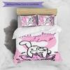 Simon's cat 3pcs Bedding Set Duvet Cover Closure Includes 1 Duvet Cover & 2 Pillowcases for All Seasons Bedroom Home Dorm Decor