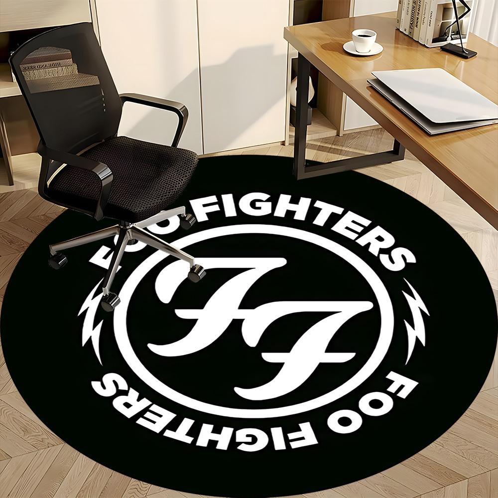 1pz Tappeto per Sedia Banda Foo Fighters per Ufficio Antiscivolo, Leggero, Lavabile in Lavatrice per Decorazioni Ufficio Festività