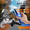 Shock-Absorbing Eight-Claw Phone Holder for Motorcycles, Electric Bikes, Bicycles, and Scooters
