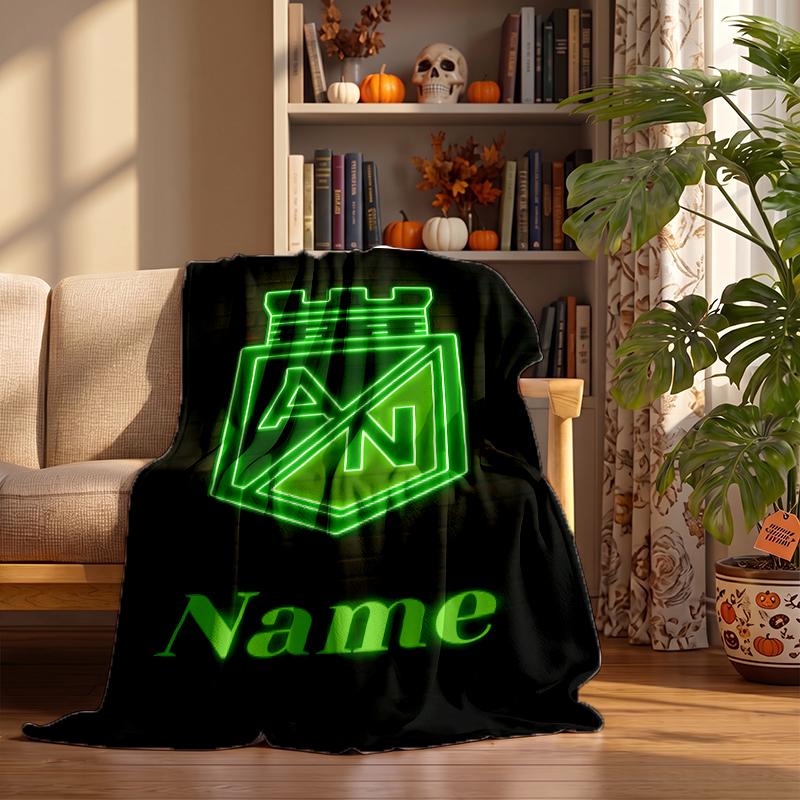 Atletico Nacional Individuelle Flanelldecken Weich Warm Gemütlich Überwürfe für Wohnkultur Feiertagsgeschenke