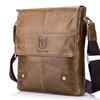 Men Briefcase Genuine Leather Crossbody Shoulder Bag Small Business Messenger Handbags KTY