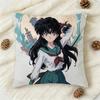 Anime iInuyasha Cool Cute Doublesided Printed Square Decorative Cushion Cover for Sofa Living Room Home Decor