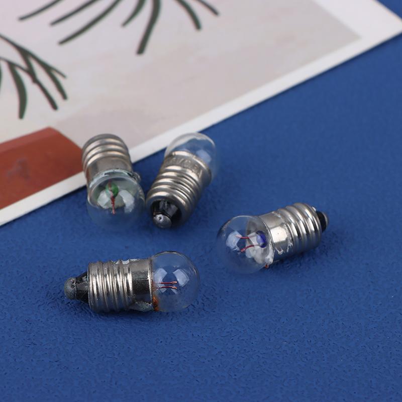 10 buc. tun mic rotund în miniatură 1,5 V 2,5 V 3,8 V pentru experimentul studenților Becuri mici, mărgele de bec pentru lanternă