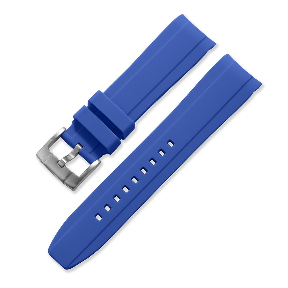 Silicone Soft Strap for Rolex for Omega Moonswatch Curved End Rubber Bracelet 20mm 22mm Men Women Sport Replacement Watch Band