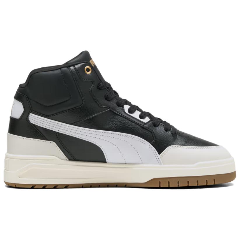 Puma Shuffle Downtown Comfortable Versatile Mid-Top Sneakers Men Sneakers Black White 402598-06