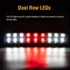 LED Third Brake Light Compatible with Dodge Ram 2009-2017 1500 2500 3500, Rear High Mount 3rd Stop Lamp Center Brake Light, 55372082AC, 55372082AD
