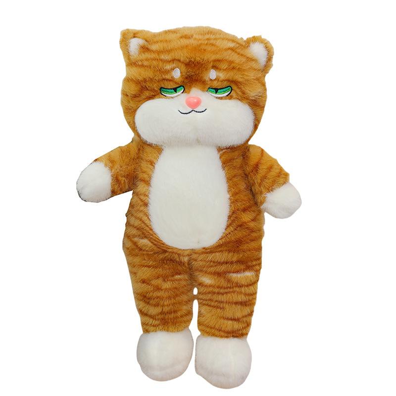 Cute Pattern Cat Plush Toys for Children's Birthday Gifts Sleeping Pillow Car Ornaments Cat