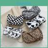 Trendige Street Fashion Nylon Handtasche Kuhmuster Umhängetasche Weich Und Stilvoll