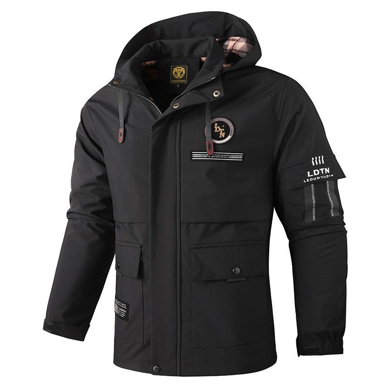 Men's Casual Jacket Parker Coat Autumn/Winter Hooded Jacket Shirt Men's Jacket Outdoor Jacket