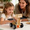 Solar Car Lunar Exploration Vehicle - Children's DIY Hand-Assembled 3D Wooden Puzzle Model Science And Education Toys