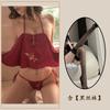 Sex Underwear Sexy Women's Belly Pocket Pajamas Hot Passion Neck Sling Cheongsam Retro Lace-up Hollow Woman