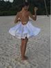 2026 Trendy European and American Women's V-Neck Backless Dress - Beach Holiday Style