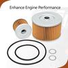 Oil Filter Change Kit Compatible with Pioneer 1000 1000-5 2016-2023 Replace 15412-MGS-D21 15412-HP7-A01 94109-12000 94109-14000 91301-107-000