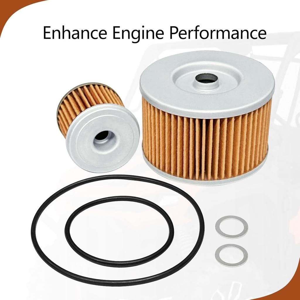 Oil Filter Change Kit Compatible with Pioneer 1000 1000-5 2016-2023 Replace 15412-MGS-D21 15412-HP7-A01 94109-12000 94109-14000 91301-107-000