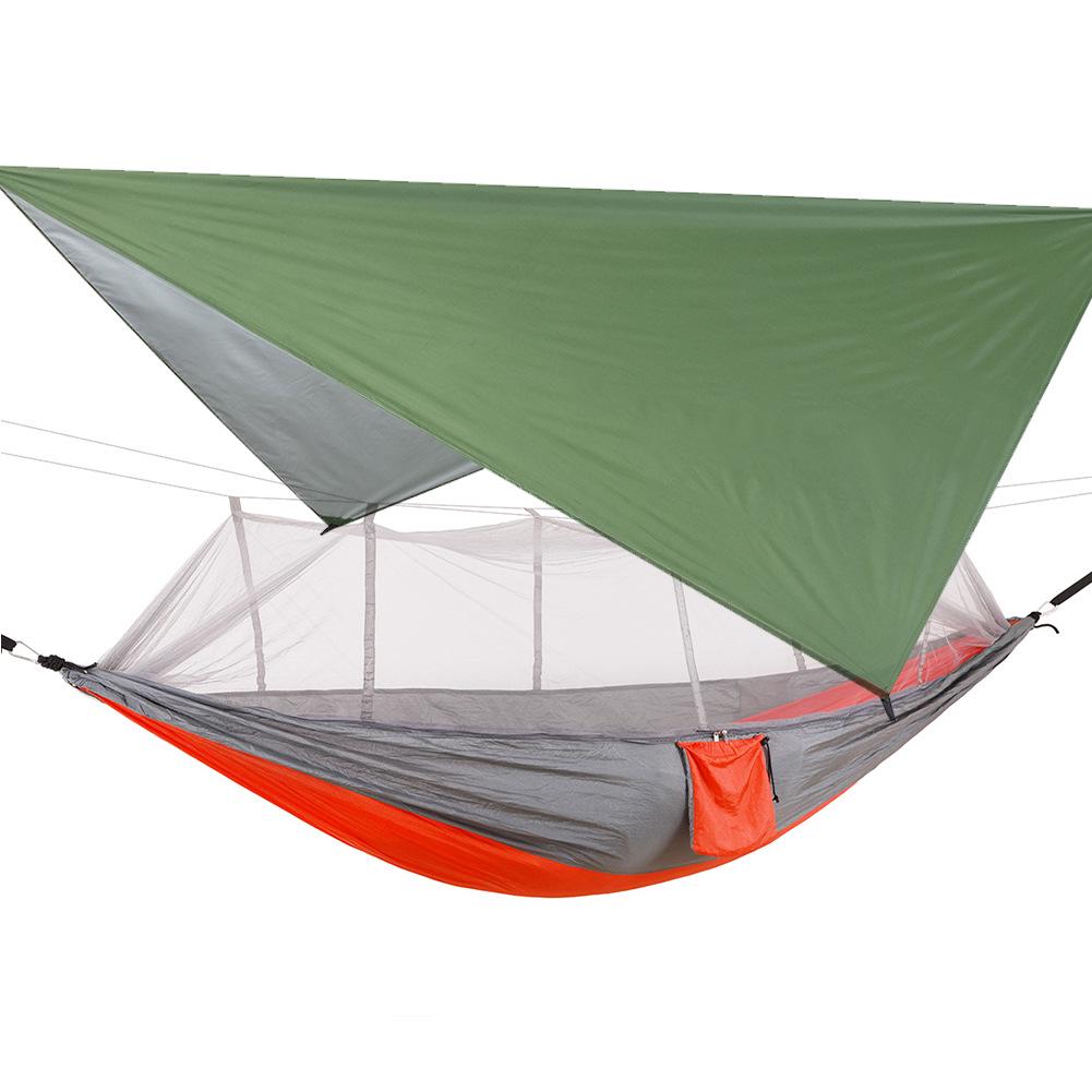 Telo per amaca in nylon impermeabile da esterno, protezione solare e antizanzare, set