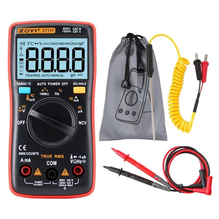 ZOYI ZT111 Digital Multimeter, True RMS 9999-Count AC/DC Tester with NCV