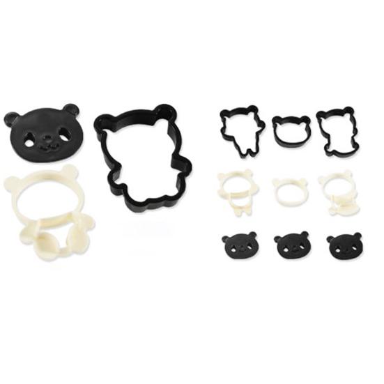 3D Cute Panda Shape DIY Biscuit Cutter Cake Cookie Mold Kitchen Baking Tools