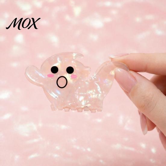 Medium Length Hair Clip Halloween Claw, Cute Ghost Gripper, Firm Grip with Shimmer for Long Hair, Comfortable Stylish Accessories Women Girls Gripper