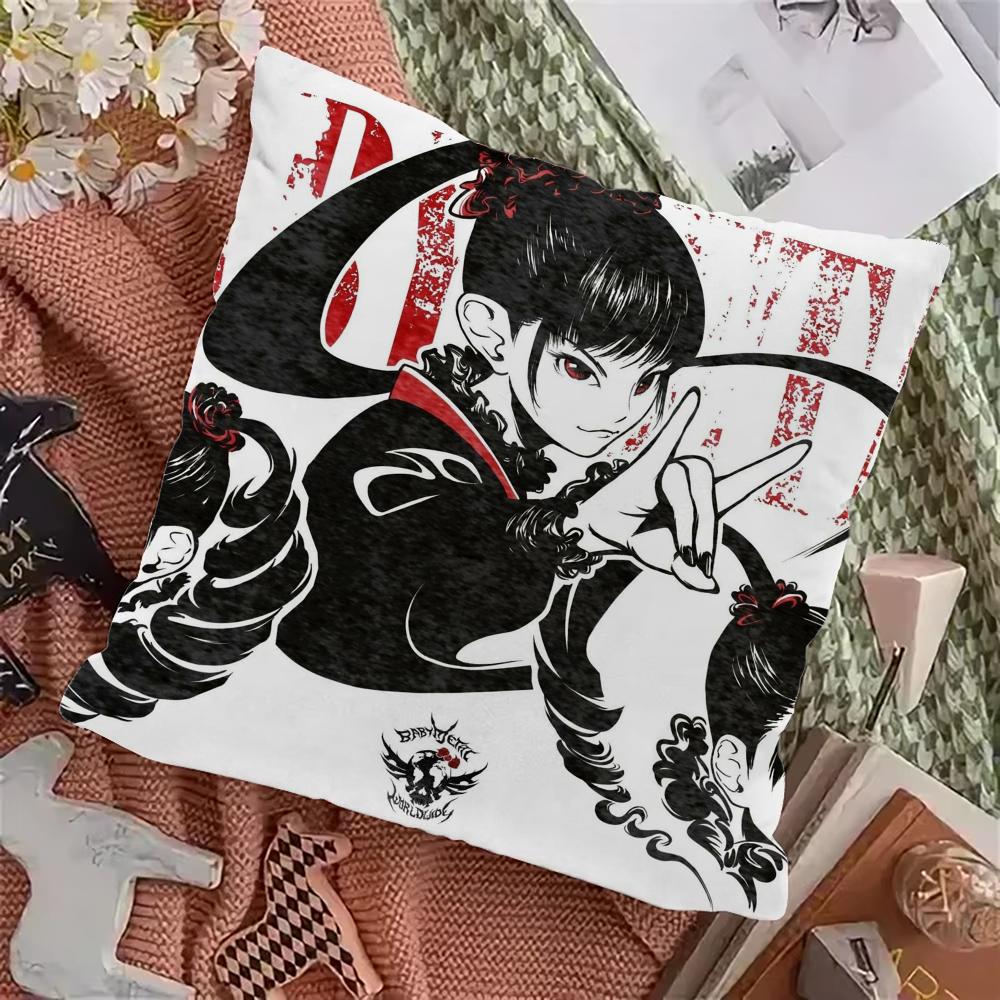 B-Babymetal Japanese Rock Pillow Case Pillowcase Home Sofa Cushions Car Cushions Pillowcover Office Pillowshell Pillow