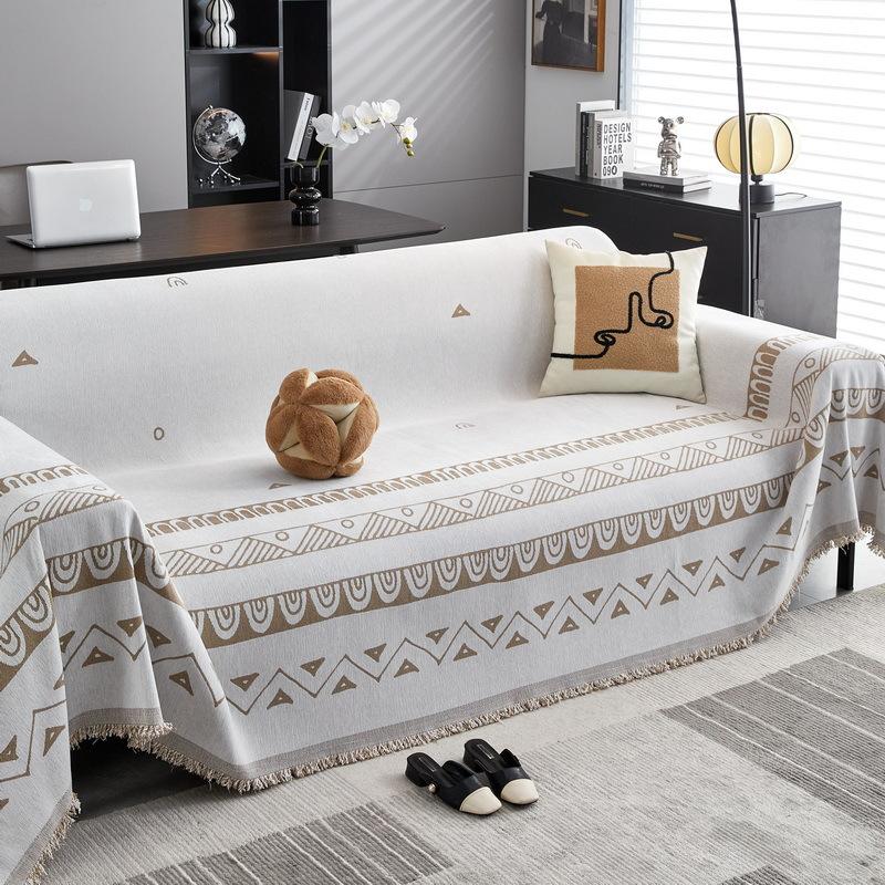 Chenille Sofa Cover Cloth All-Inclusive One-Piece Sofa Towel Four Seasons Universal Anti-Scratching Sofa Cover