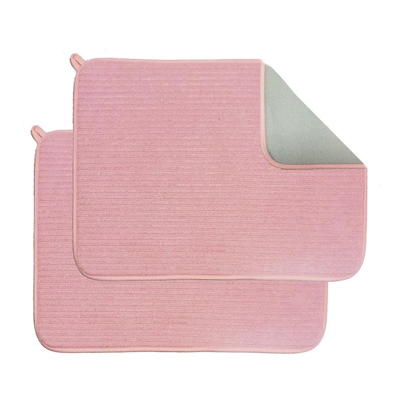 Kitchen Countertop Dish Drying Mat for Cookware, Cups, and Dining Table Placemat