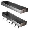 Yu Zhu Xun Adhesive Wall-Mounted Kitchen Organizer Rack