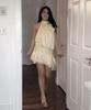 Halter Neck Satin Dress - European & American Women's Fashion