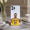L-LukA Star-studded D-DonciC Phone Case For iPhone 17,16,15,14,13,12,11 Plus,Pro Max,XS,Soft Silicone Black Cover