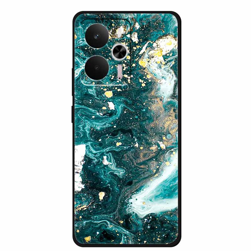 For Realme 14 Phone Case Realme14 Marble Back Cover TPU Silicone Soft Cases For OPPO Realme14 5G Capa 6.67" Coque Funda Shell