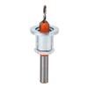5pcs 90-Degree Angle Tapered Countersink Bit Carbide Tipped Self Tapping Screw Bit  Hole Drilling