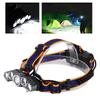 20000lm Outdoor Waterproof Five LEDs Head Lamp USB Charging Camping Running Fishing Headlight