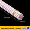 DIY Handmade Balsa Wood Round Rods and Strips for Model Building and Aircraft Model Kits