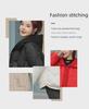 Women's Short Style Hooded Two-Piece Down Cotton Jacket with Corrugated Edges - New Year Trend