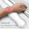 Ergonomic Mouse Pad Wrist Antislip Silicone Transparent Wrist Brace Support Mat Memory Wrist Pad Computer Laptop Keyboard Mat