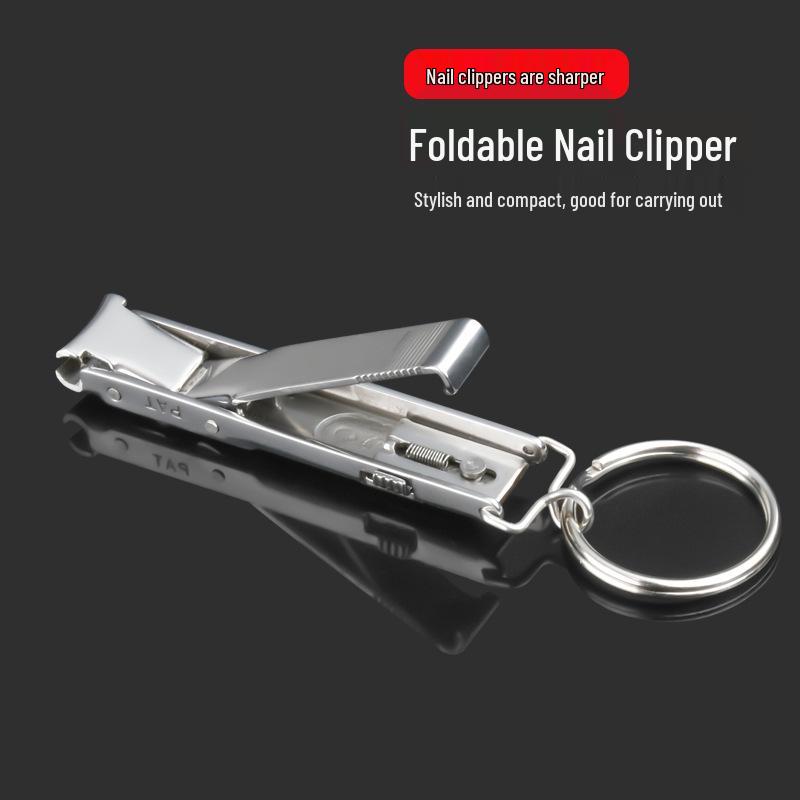 German Mini Folding Nail Clippers & Scissors Set - Portable Nail Care Tool