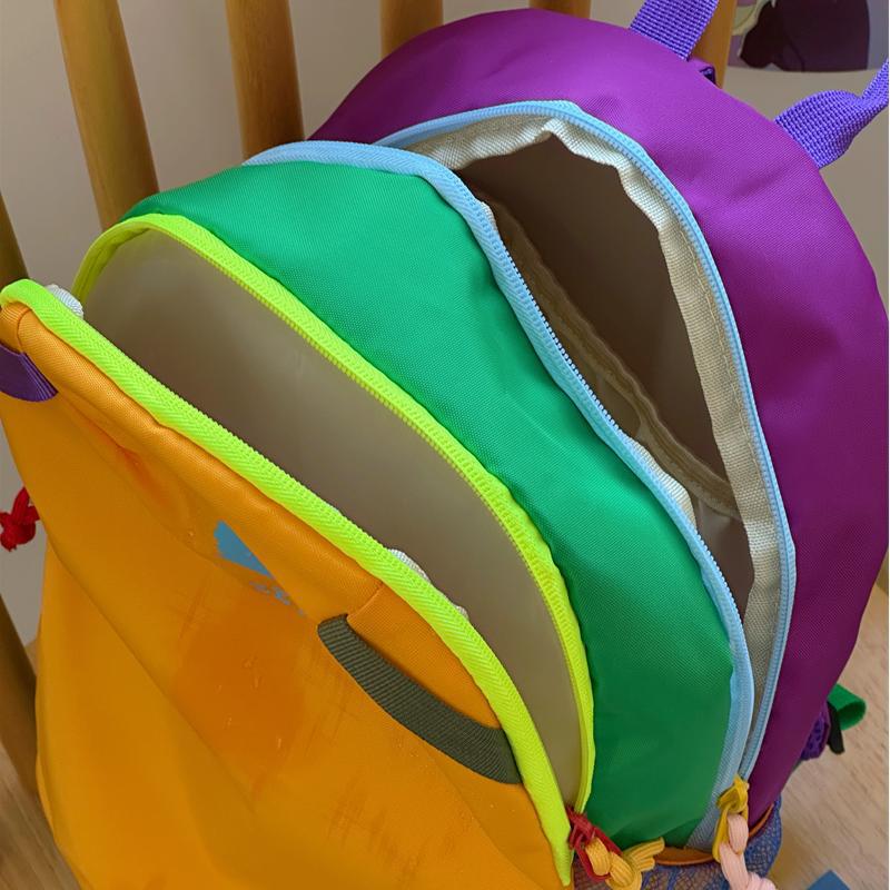 Schoolbag Outdoor Hiking Backpack Dopamine Alpaca Backpack Lightweight Waterproof Wear-resistant Short Trip Parent-child Backpack