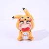 6pcs/set Crayon Shin chan Psyduck Eevee Charmander Bulbasaur Squirtle Action Figure Collection Model Toys