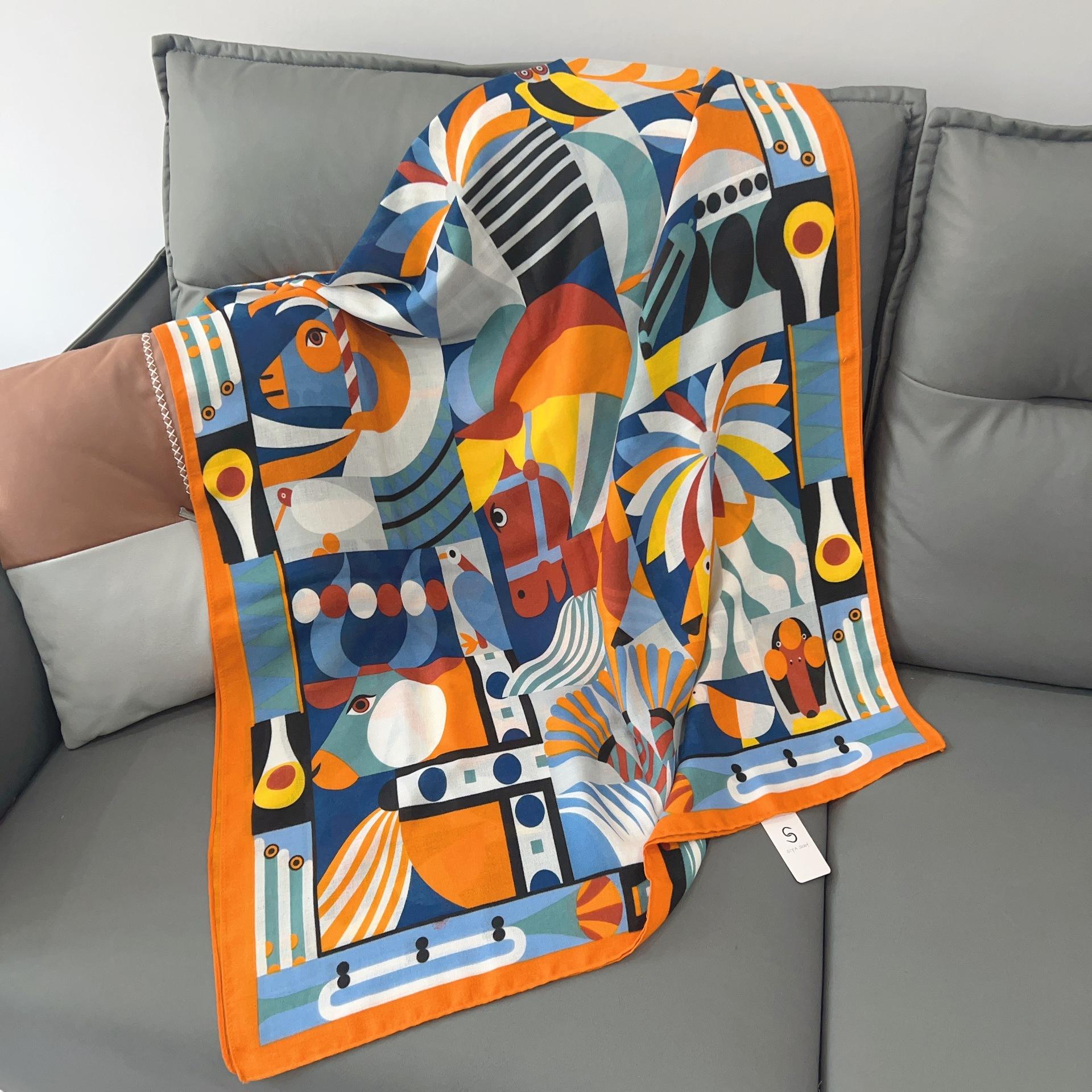 

Wind new cotton and linen soft warm scarf 2025 autumn and winter fashion temperament long scarf decorative shawl women 180*85cm