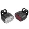 Rowerowa lampka LED tylna lampka przednia ładowana przez USB bezpieczeństwo rowerowe zestaw lampek przednich i tylnych