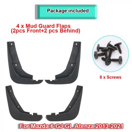 Car Mudguards For Mazda 6 Atenza GL GJ 2013 -   Mudflaps Splash Fender